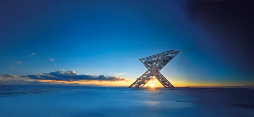 Saarpolygon im Abendlicht · Foto: Bildnachweis ausstehend · Lizenz: © Rendezvous Saarlouis Saarpolygon im Abendlicht