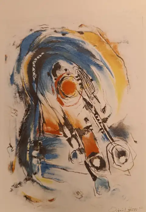 „Meine Bildwelt – Lebensader und erfülltes Leben“ Ausstellung Ortrud Kopp Impression 2