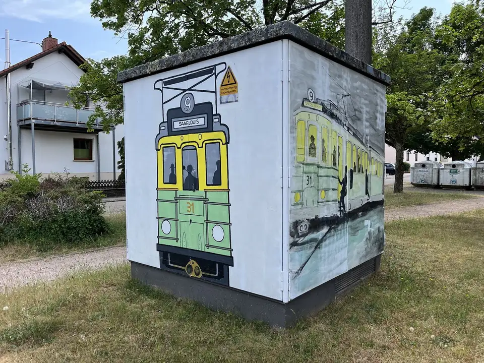 Graffiti der "Linie 9"
