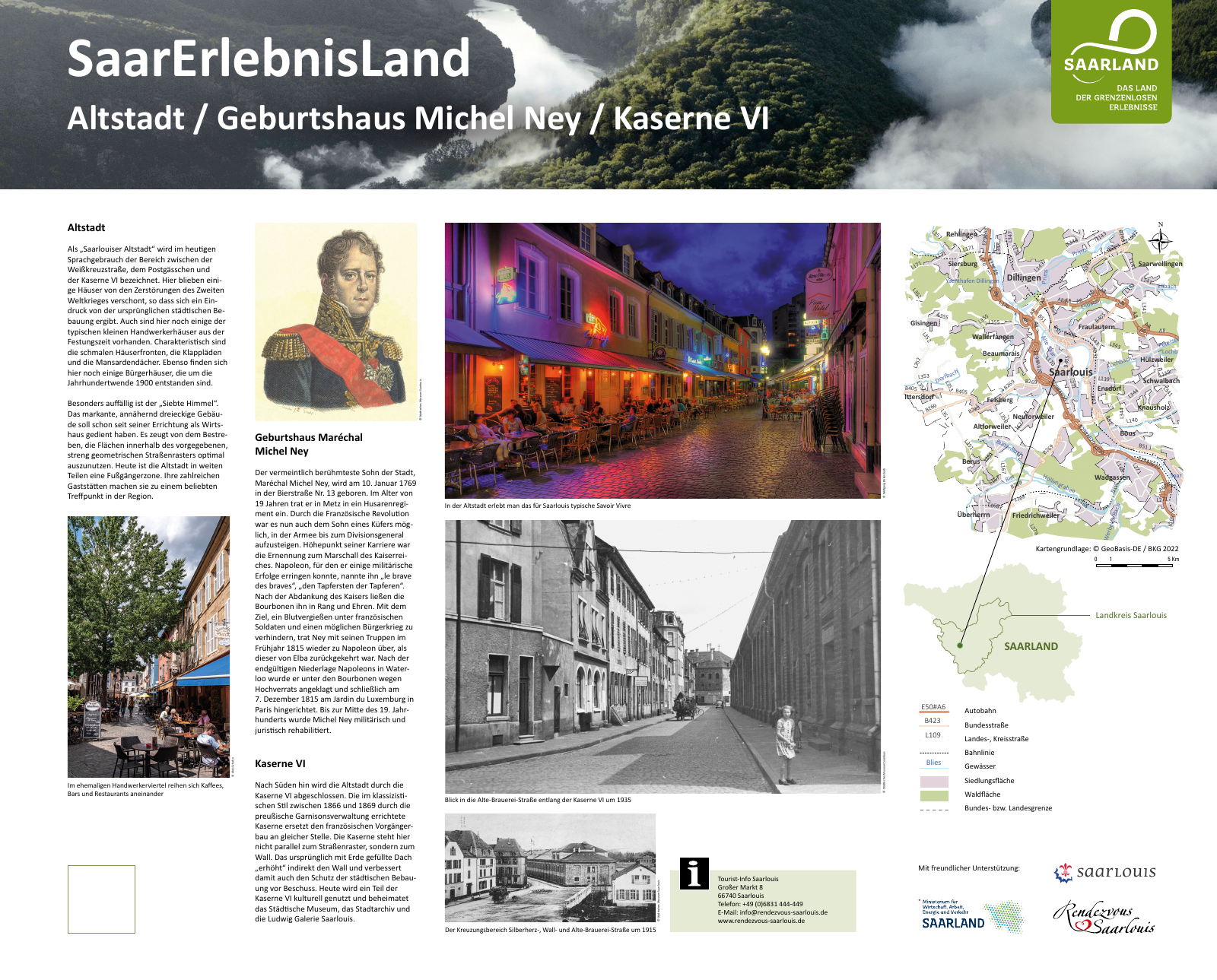 Altstadt Saarlouis mit historischen Fassaden