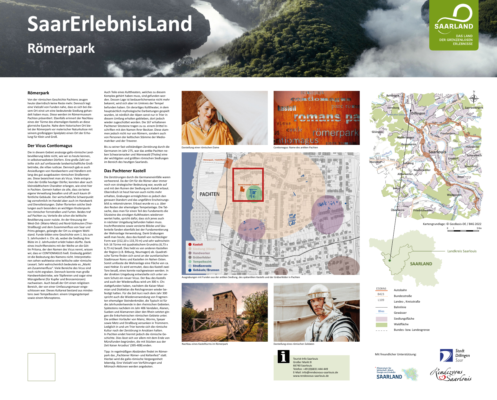 Roemerpark Pachten mit Kastellnachbau